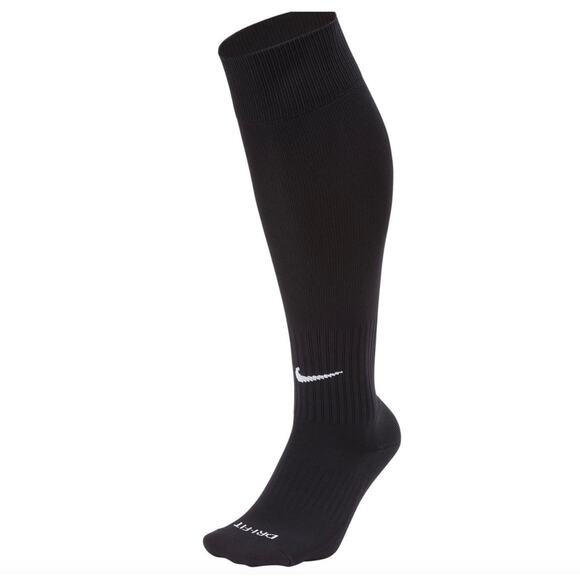 New 2 Pair Nike Performance Cushioned Knee-High Dri- Fit Black Socks Size Small - Picture 6 of 13